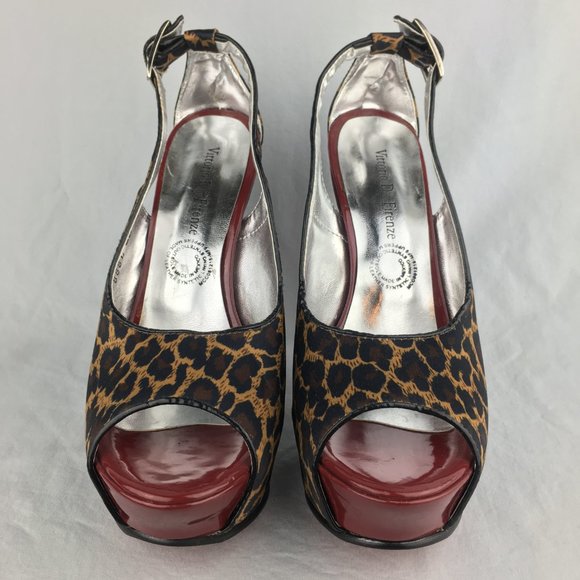 Vittorio D Firenze 5" Heels Leopard Print (0090) - Picture 4 of 10